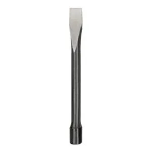 Straight alloy-steel cold chisel 7/8 in wide 8 in long black oxide finish