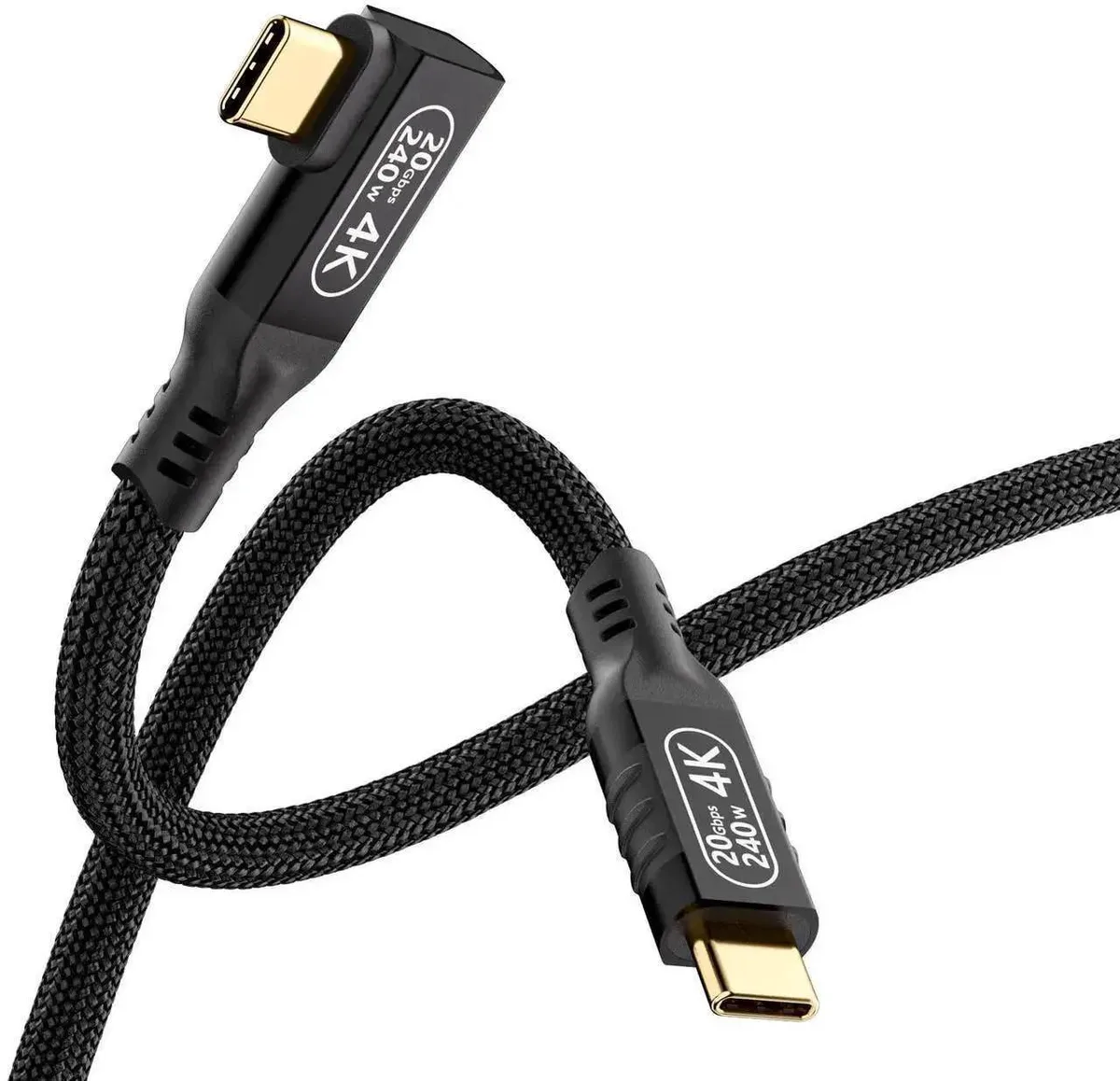 SMUGDESK SMUGDESK 6.6ft Right Angle USB C to USB C Cable — product photo