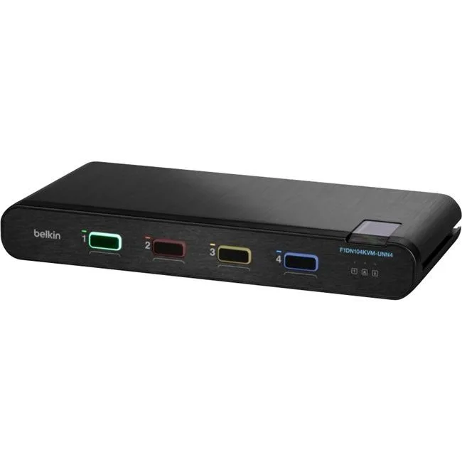 Belkin Belkin F1DN104KVMUNN4 4-Port KVM Switch — product photo
