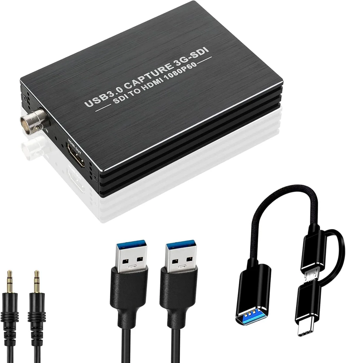 GRACETOP GRACETOP GTUS-SDI2USB222 3G-SDI to USB 3.0 video capturing device with HDMI loopout — product photo
