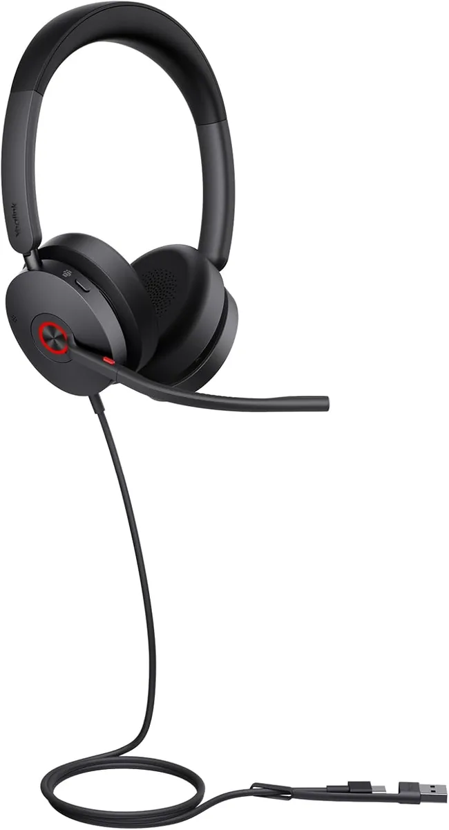 Yealink Network Technology Co., Ltd Yealink Network Technology Co., Ltd 14543587 UH48 ANC Wired Headset — product photo