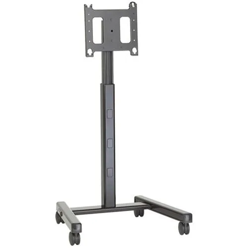 Chief Chief Large Mobile A/V Cart Black &amp; Silver TAA Compliant stereo shelf system — product photo