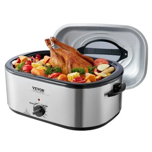 VEVOR VEVOR 24 QT Electric Roaster Oven 1450W Silver — product photo