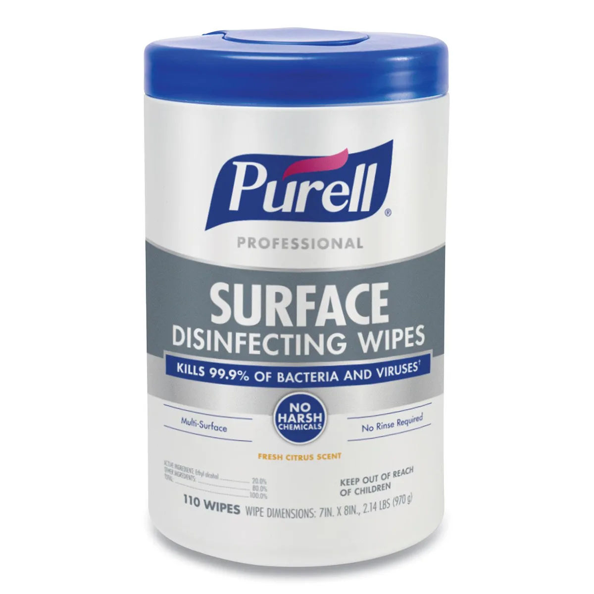 Go-Jo Go-Jo 934206 Disinfecting Wipes Fresh Citrus 110-count indoor maintenance — product photo