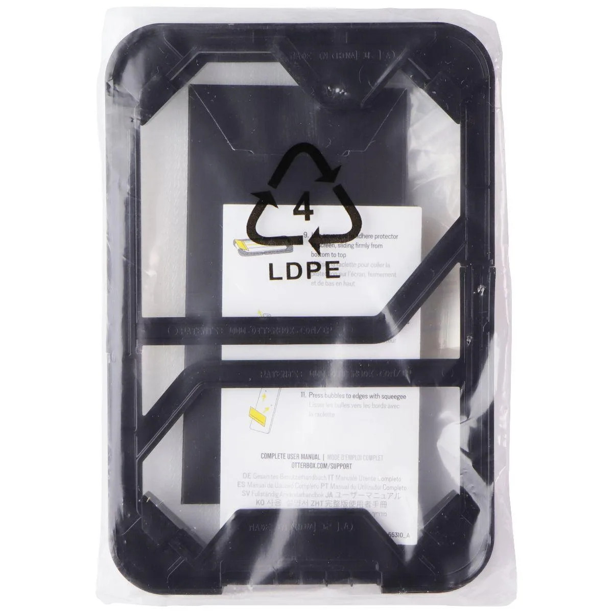 Clear glass screen protector for iPhone 13 mini in bulk pro-pack packaging