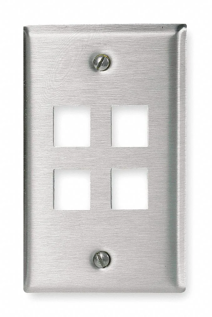 Hubbell Incorporated Hubbell Incorporated SSF14 Wall Plate 3 Port — product photo