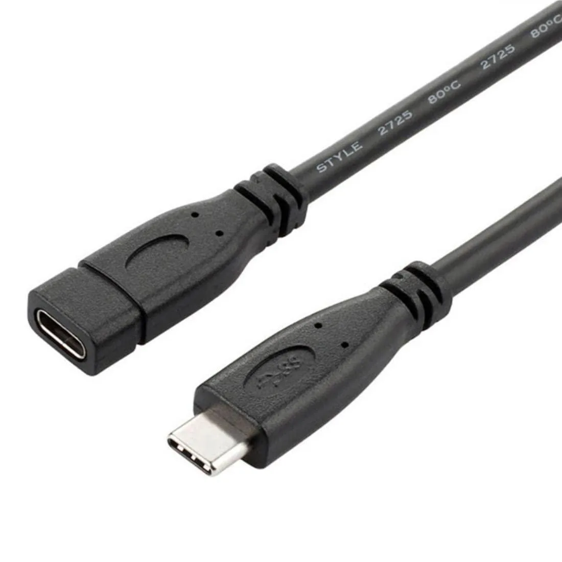 Vszerda Vszerda USB-C Extension Cable 3.1 Gen 2 10Gbps 65W 0.5m Black — product photo