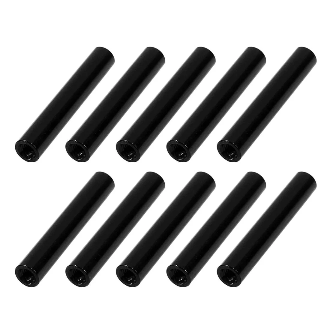 Unique-Bargains Unique-Bargains M3 x 30mm Aluminum Standoff Spacer Black 10Pcs — product photo