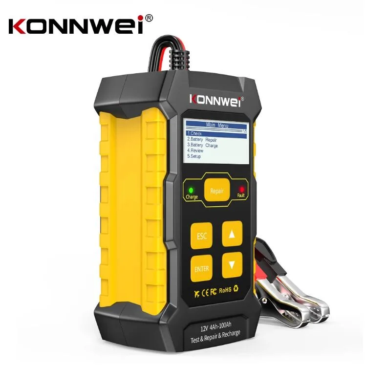LUOM LUOM KW510 12V 5A Battery Tester Charger Maintainer — product photo