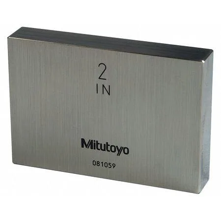Mitutoyo Mitutoyo 611202-541 Gauge Block 2 in Steel ASME AS-1 — product photo