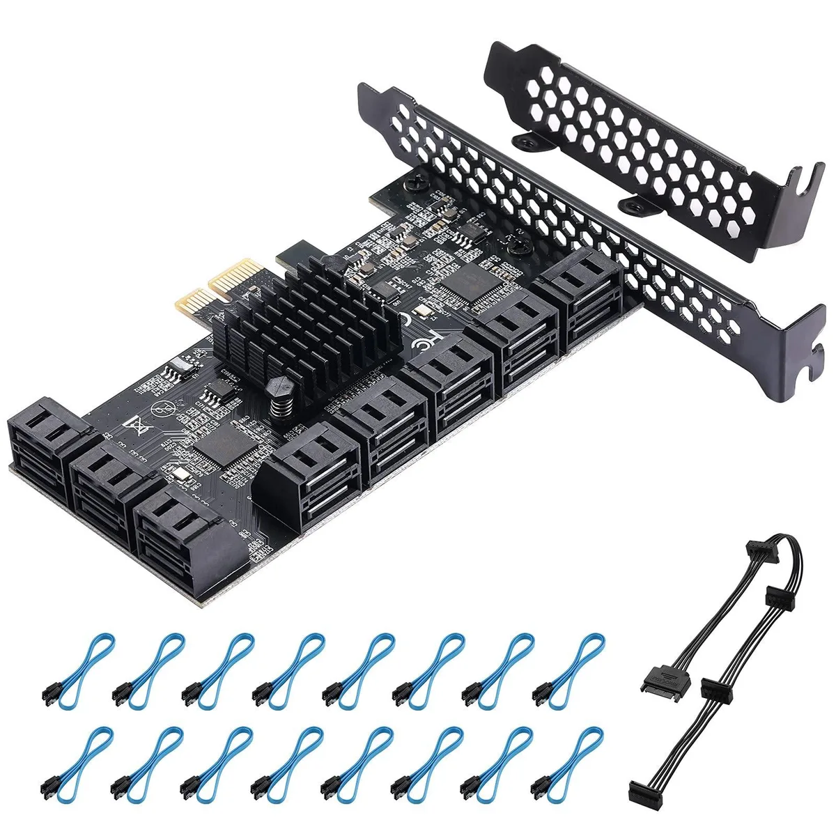 Vszerda Vszerda 16-Port SATA 3.0 Controller Expansion Card — product photo