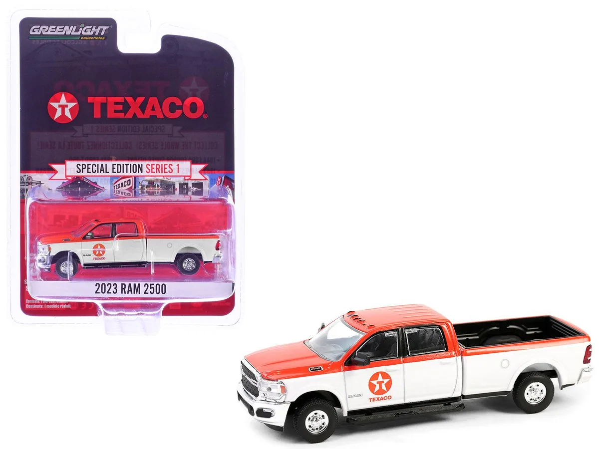 GREENLIGHT GREENLIGHT 2023 Ram 2500 Pickup Truck Texaco Special Edition 1/64 Hobby Collectible — product photo