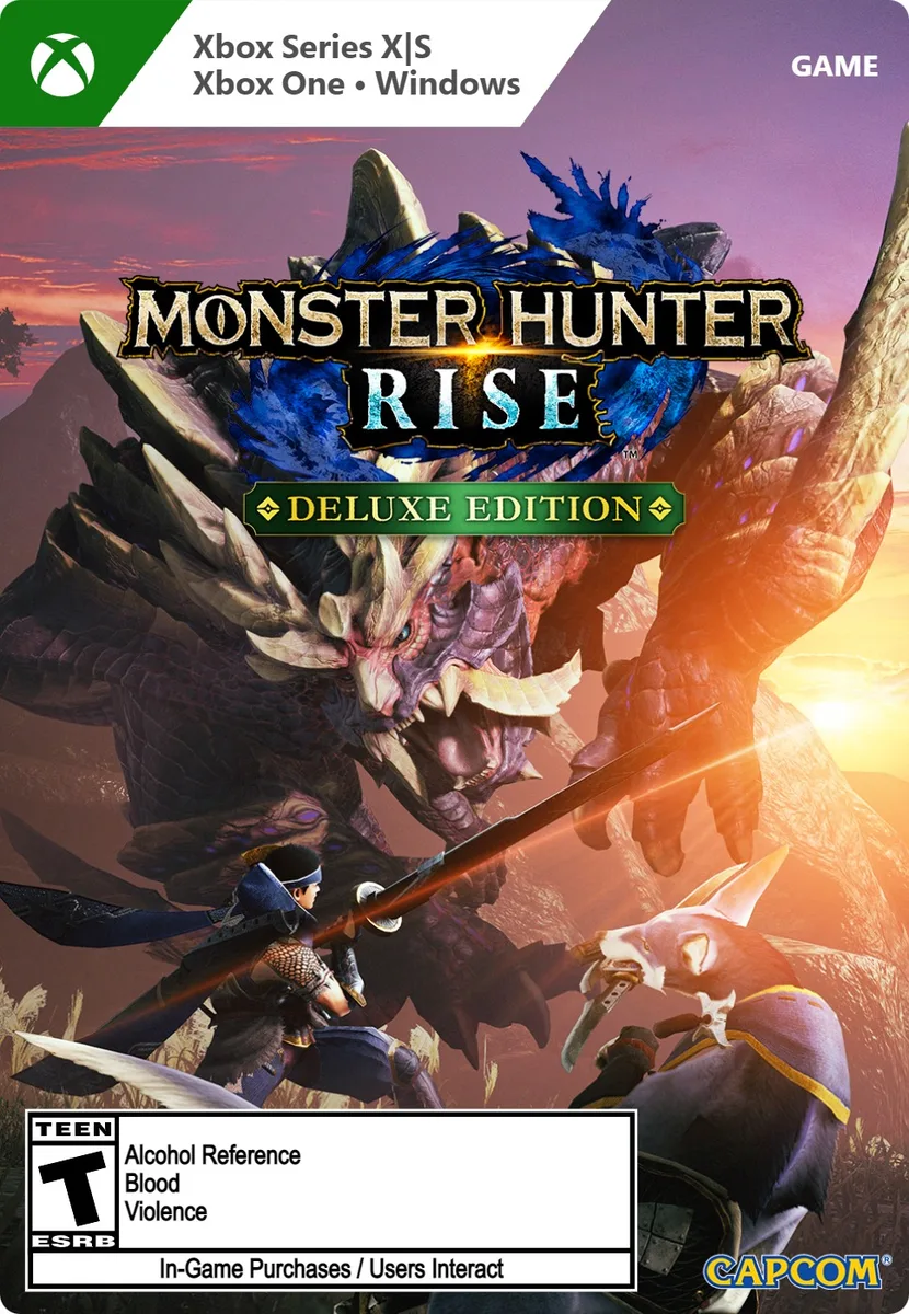 Capcom Capcom G3Q-01834 Monster Hunter Rise Deluxe Edition downloadable game — product photo