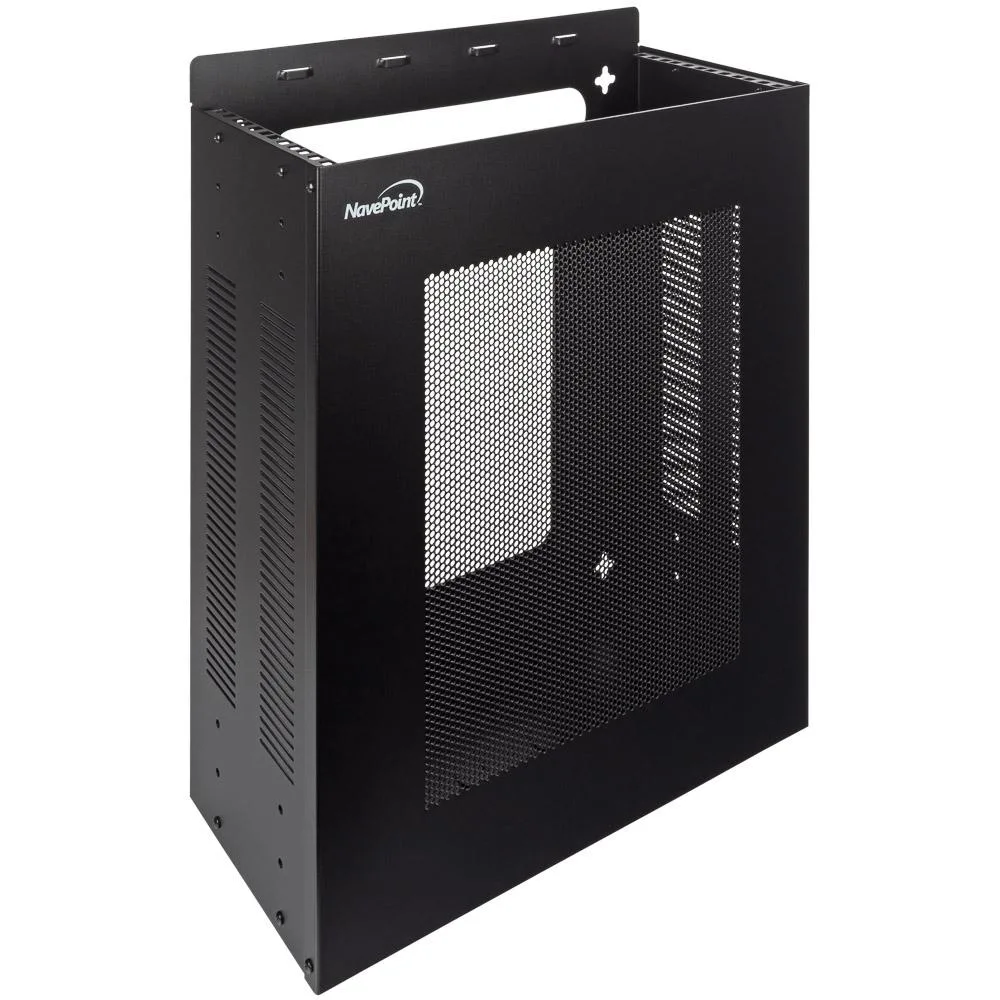 NavePoint NavePoint 4U 19-Inch Vertical Wall Mount Server Rack 60 lb Capacity — product photo