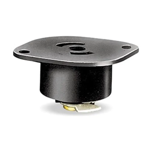 Hubbell Incorporated Hubbell Incorporated HBL7596 Midget Flanged Locking Receptacle ML-2R video accessory — product photo