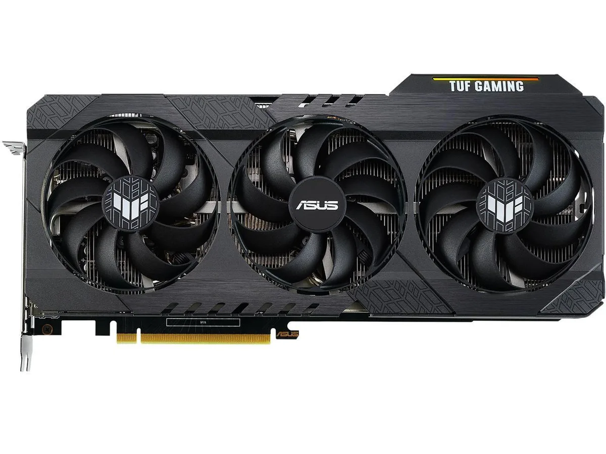 ASUS ASUS TUF Gaming GeForce RTX 3060 Ti V2 OC Edition 8GB GDDR6 graphics card — product photo