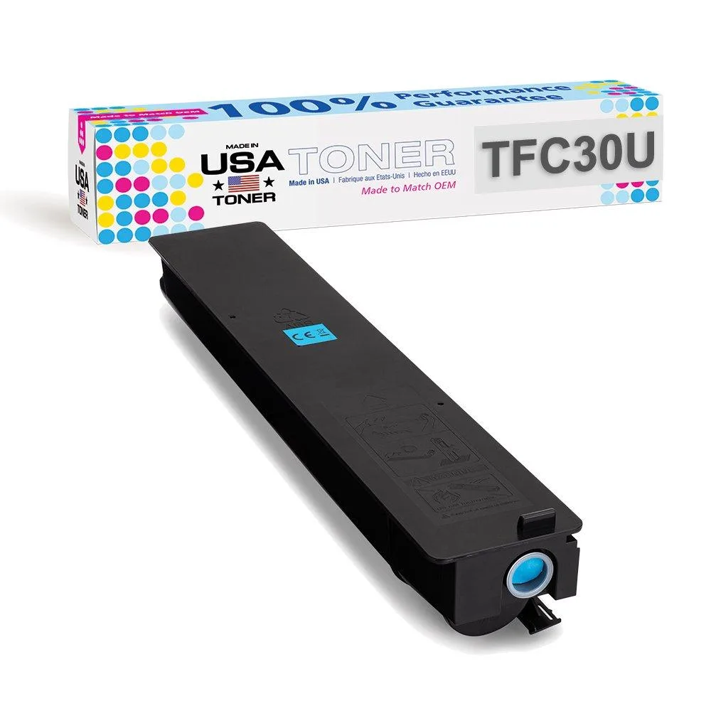 MADE IN USA TONER MADE IN USA TONER T-FC30U Cyan toner cartridge — product photo