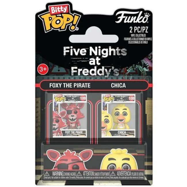 Funko Funko 88919 Bitty POP! FNAF 2-Pack Foxy &amp; Chica action figure — product photo