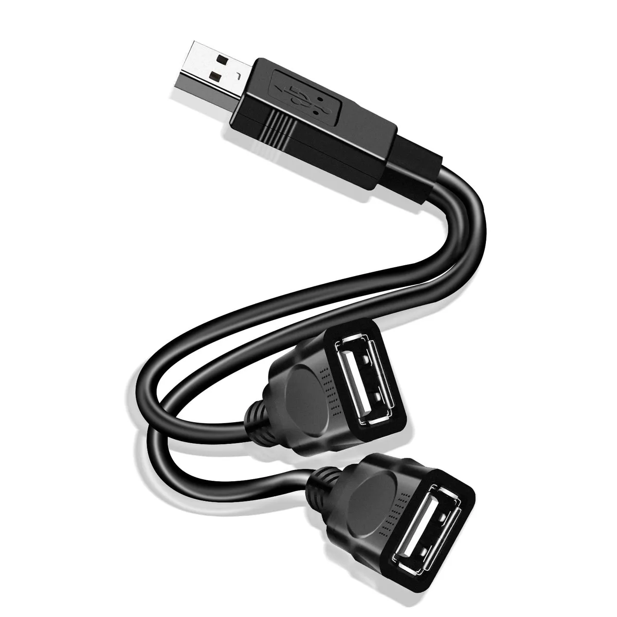 Vszerda Vszerda USB 2.0 Splitter 1 Male to 2 Female 30cm — product photo