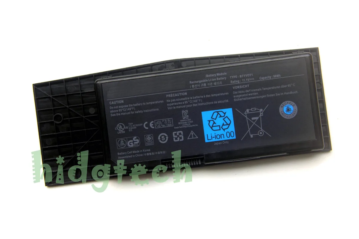 Beisite Beisite BTYVOY1 90Wh 11.1V laptop battery for Alienware M17x R3 R4 — product photo