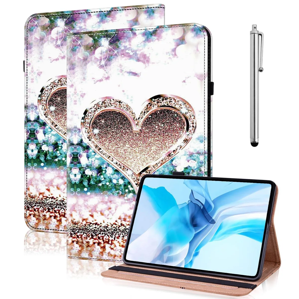 BoYata BoYata Case for Lenovo Idea Tab 11 2025 Tab M11 2024 Diamond Peach 2 in 1 accessory — product photo