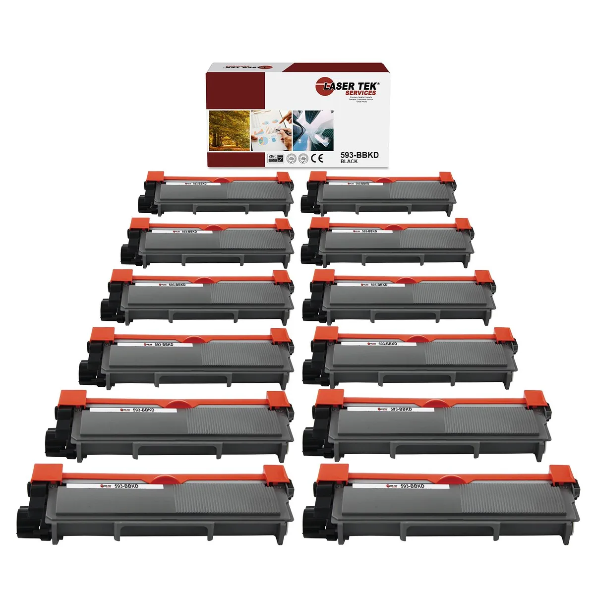 Laser Tek Services Laser Tek Services 593-BBKD (E310X) Black Toner Cartridge 12PK — product photo