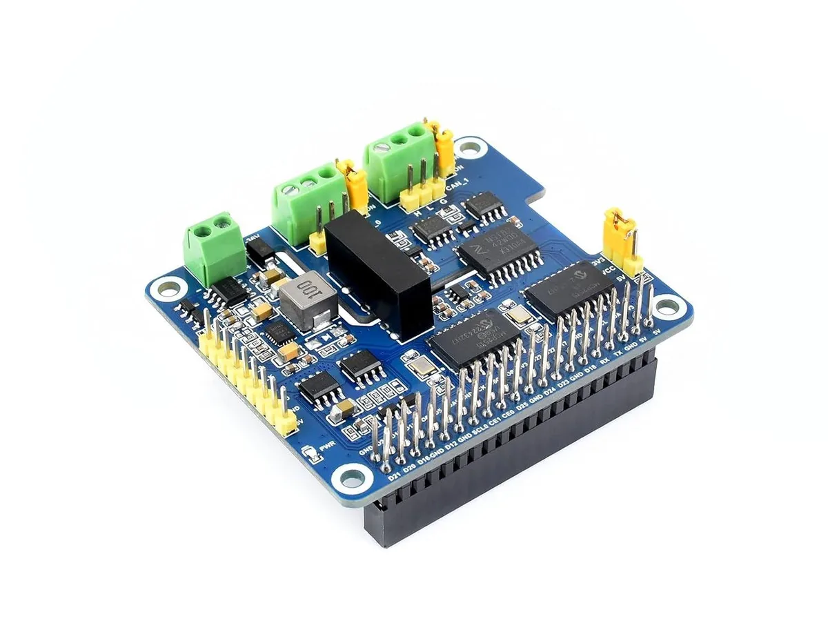 LORDWORLD LORDWORLD 2-Channel Isolated CAN Bus HAT 2515 230 — product photo