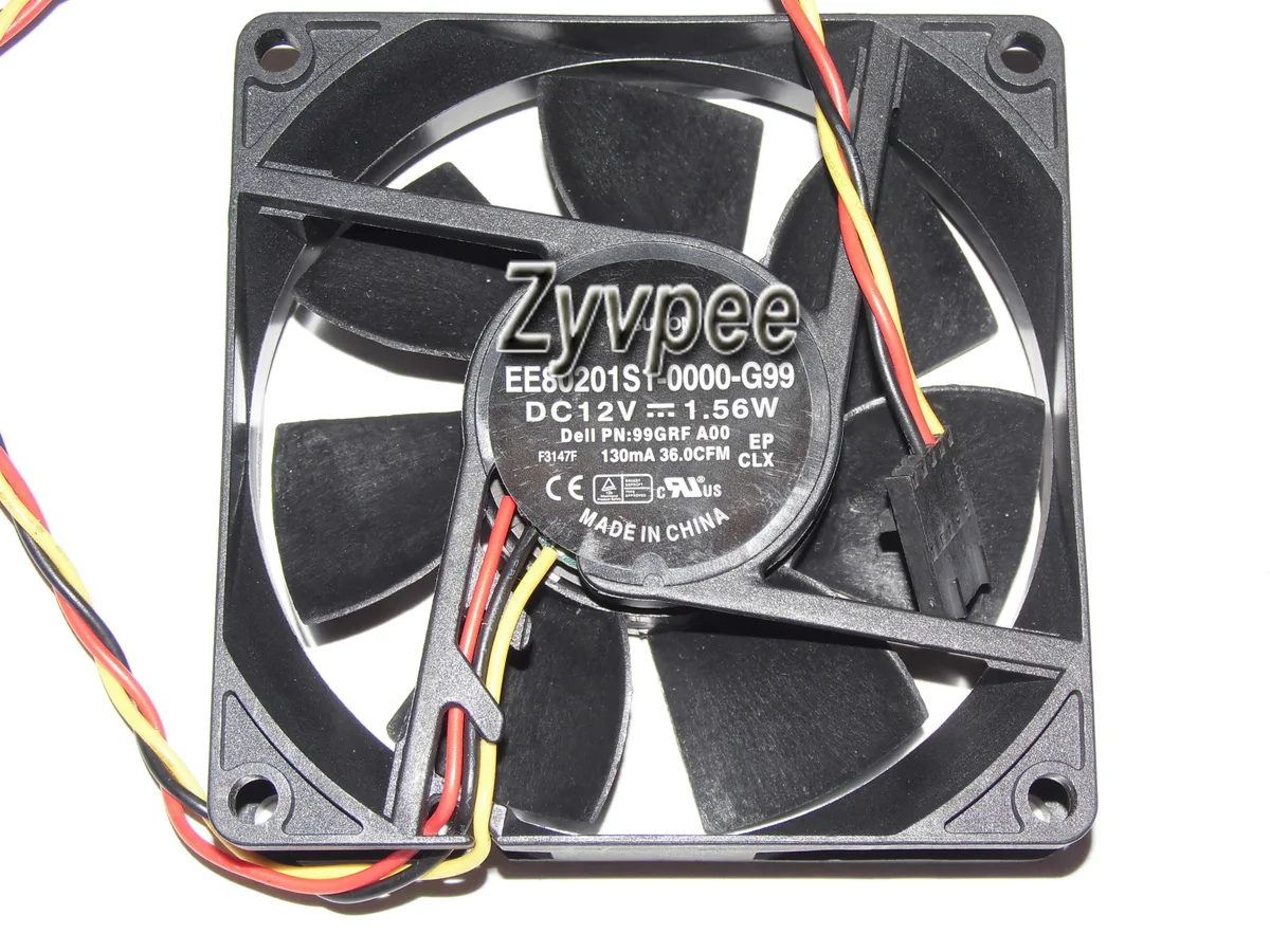 Zyvpee Zyvpee EE80201S1-0000-G99 8020 12V 1.56W 80mm case fan — product photo