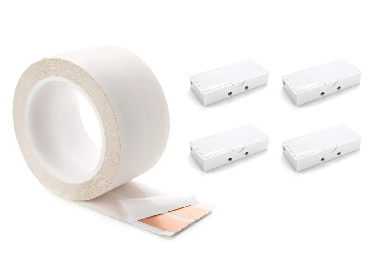 SewellDirect SewellDirect Ghost Wire 2.0 Super Flat Adhesive Speaker Wire 16 AWG 2 Conductor 25 ft White — product photo