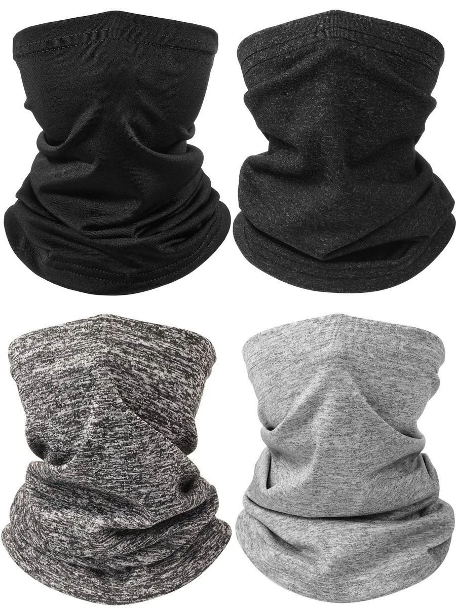 SATINIOR 4-Piece Kids Neck Gaiters 8.7x12 in — product photo