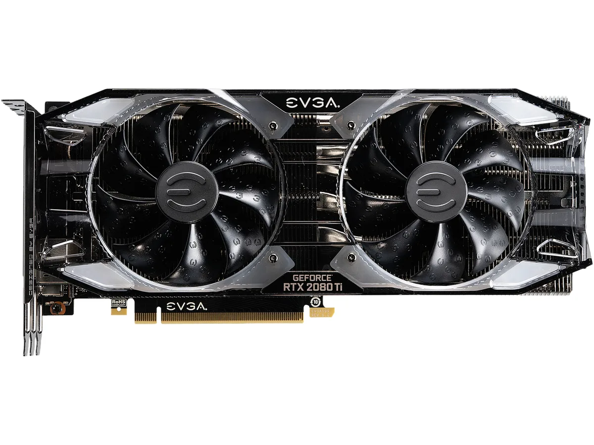 EVGA EVGA 11G-P4-2387-KR GeForce RTX 2080 Ti 11GB GDDR6 graphics card — product photo