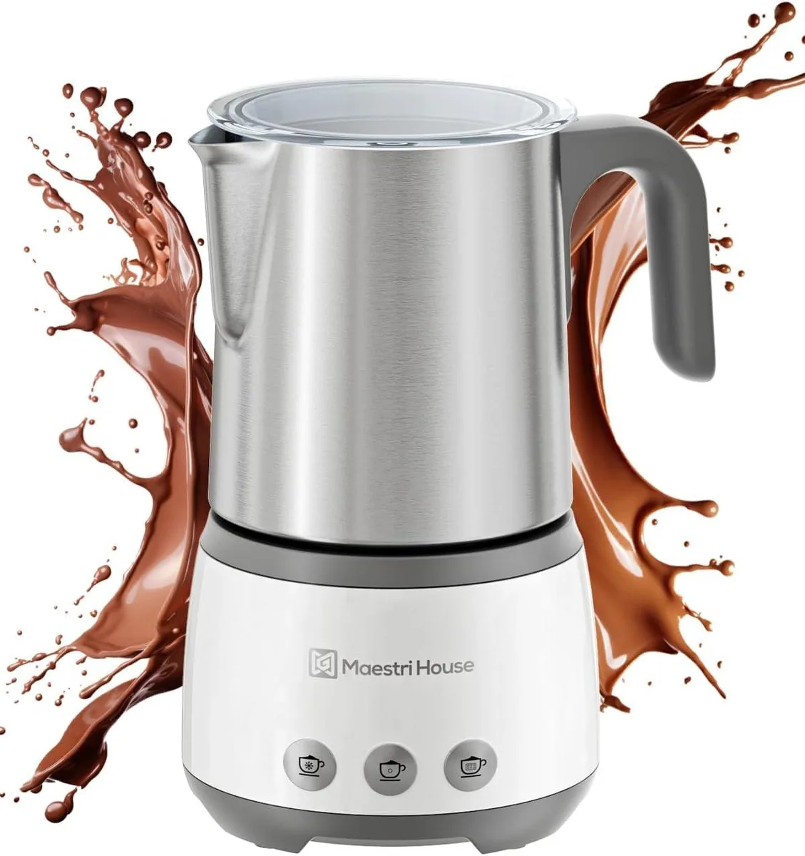  Maestri House MHMF05 Milk Frother 500ml 600W White — product photo