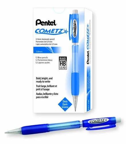 Pentel of America, Ltd. Pentel of America, Ltd. AX119C Cometz Mechanical Pencil .9mm Blue 12 Pack — product photo