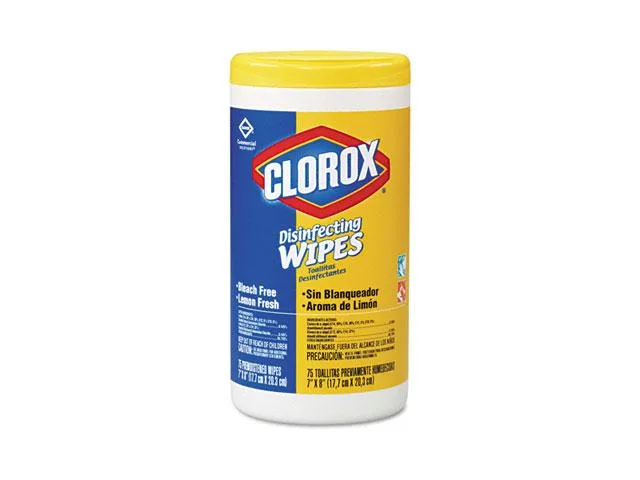 Clorox Clorox 15948EA Lemon Scent Disinfecting Wipes 75 Count — product photo
