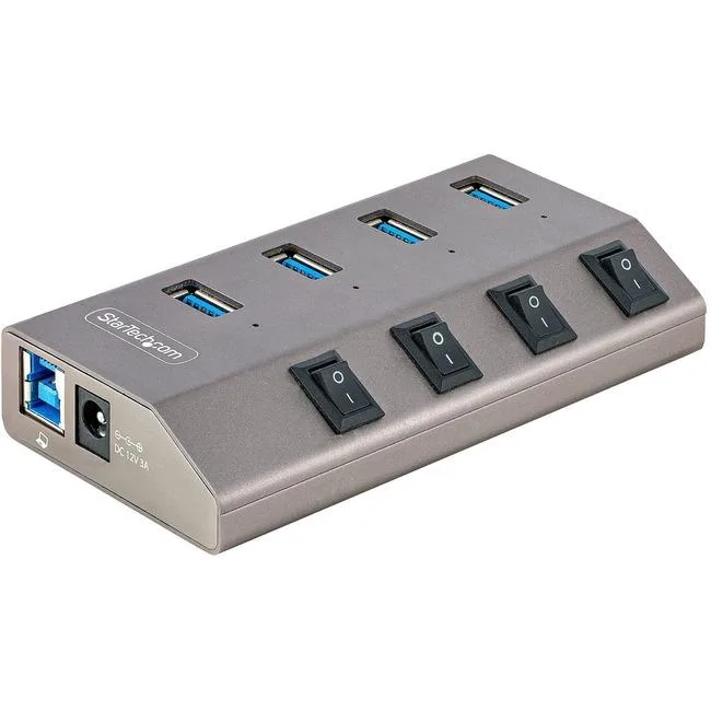 STARTECH STARTECH 5G4AIBSUSBHUBNA 4-Port USB 3.2 Gen 1 Hub 5Gbps 36W — product photo