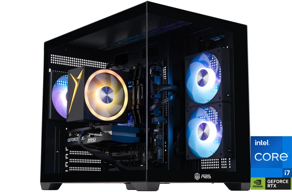 ABS ABS FIIA14700F5060 gaming PC refurbished i7-14700F RTX 5060 8GB 32GB DDR4 1TB NVMe — product photo