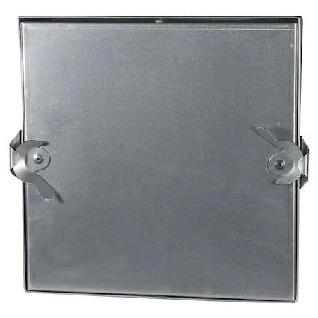 Galvanised steel HVAC access door, 10 inch square, 24 gauge