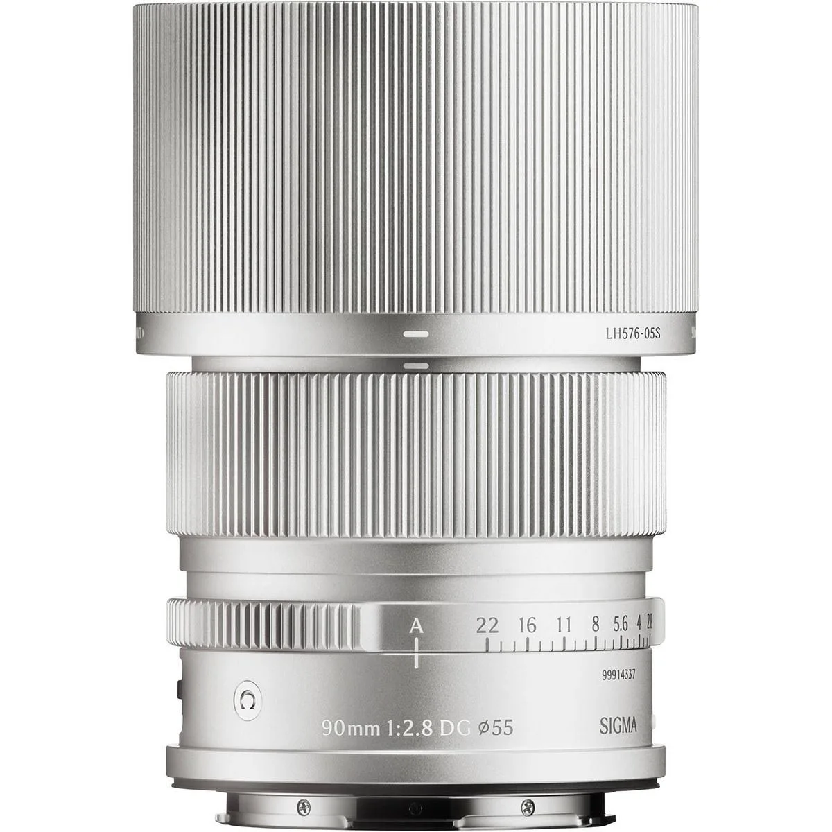 SIGMA SIGMA 90mm f/2.8 DG Contemporary L Mount Silver #26S969 camera lens — product photo