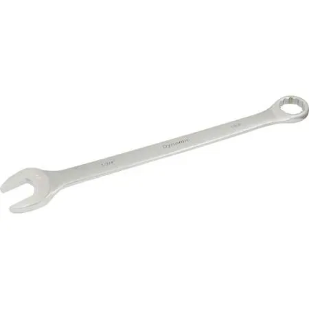 Dynamic 1-3/4 inch 12 point combination wrench satin chrome finish contractor series