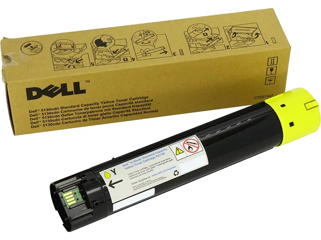 DELL DELL R273N Yellow Toner Cartridge 6000 Pages — product photo
