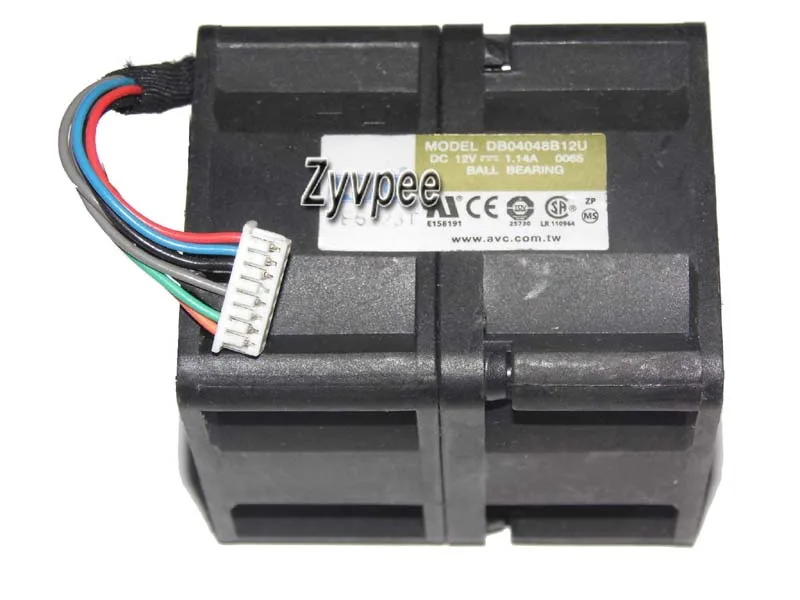 Zyvpee Zyvpee DB04048B12U 40x48mm 12V 1.14A 7-wire 8-pin case fan — product photo