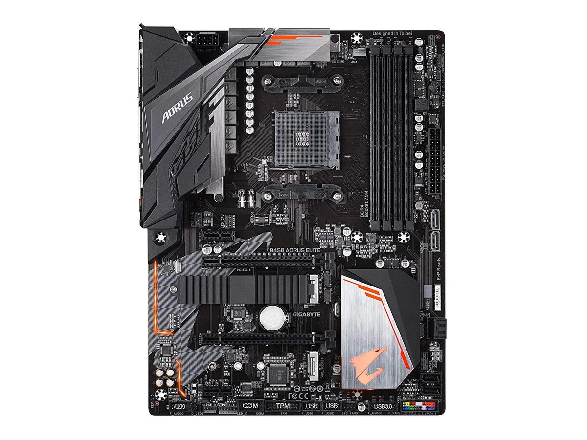 GIGABYTE GIGABYTE B450 AORUS ELITE AM4 ATX M.2 AMD motherboard A — product photo
