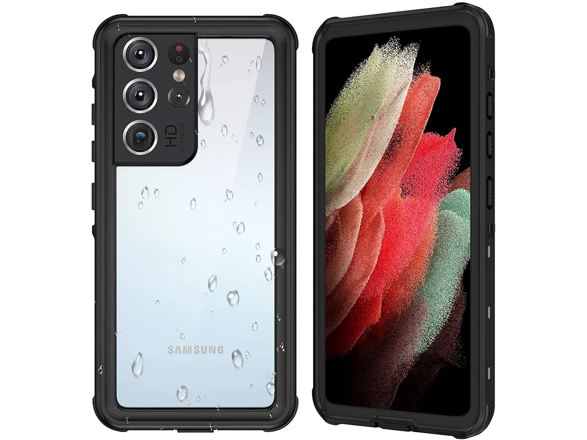 Redpepper Redpepper Waterproof Case for Samsung Galaxy S21 Ultra 5G 6.8" Black — product photo