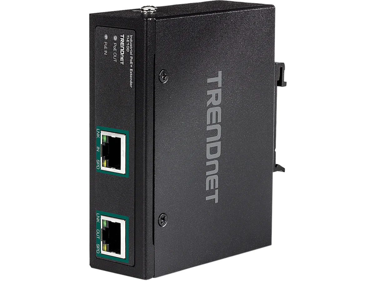 TRENDnet TRENDnet TI-E100 Industrial Gigabit PoE+ Extender — product photo