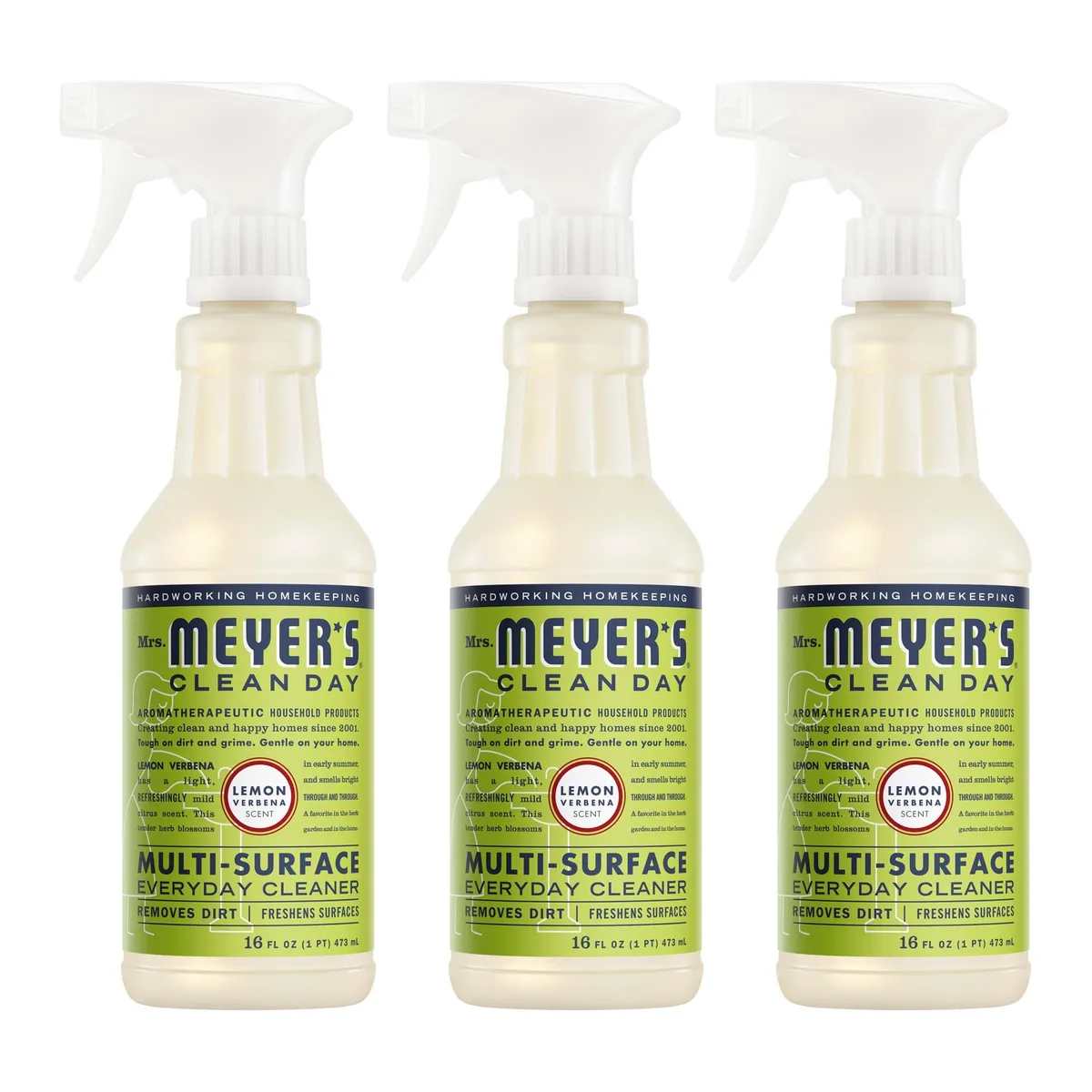 Metra Multi-Surface Cleaner Lemon Verbena 16 fl oz Pack of 3 — product photo