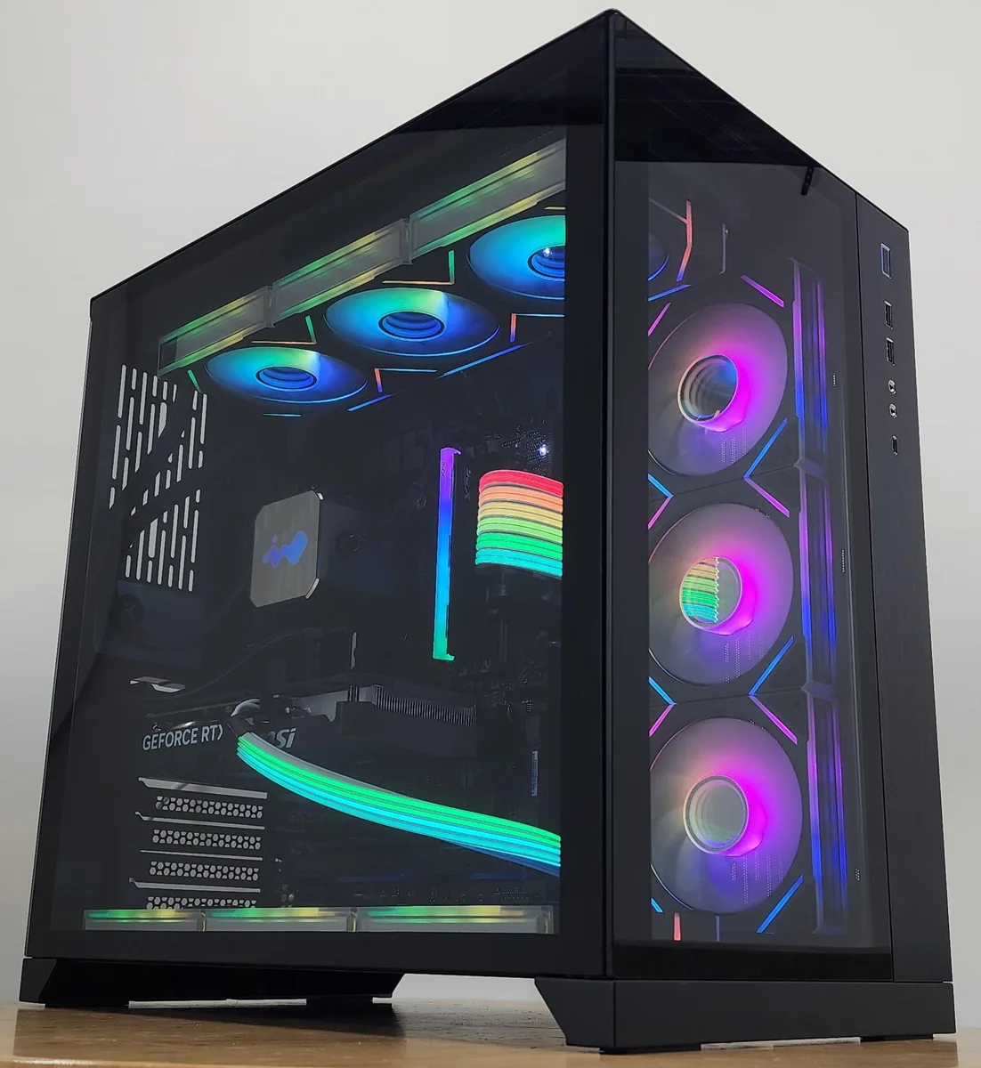Custom Custom Ryzen 7 7800X3D 16GB DDR5 2TB NVME RTX 5060 Ti gaming PC — product photo