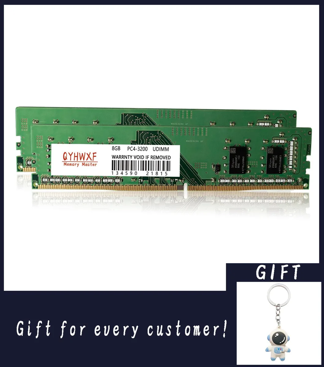 SK hynix SK hynix HMAA1GU6CJR6N-XN 16GB DDR4 3200 CL22 desktop RAM — product photo
