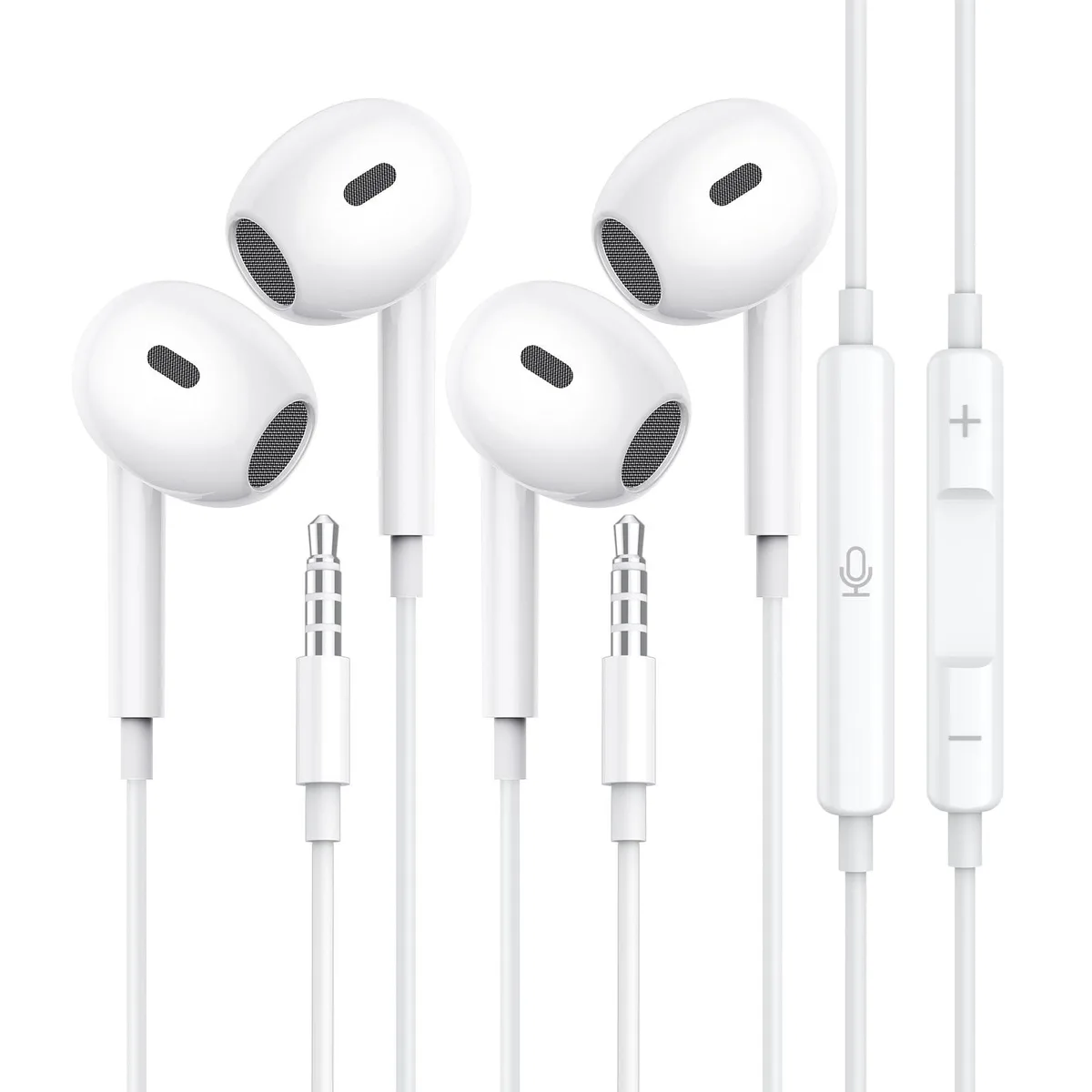 No Sew No Sew BLX0011 Wired Earbuds 3.5mm In-Ear 2 Pack — product photo
