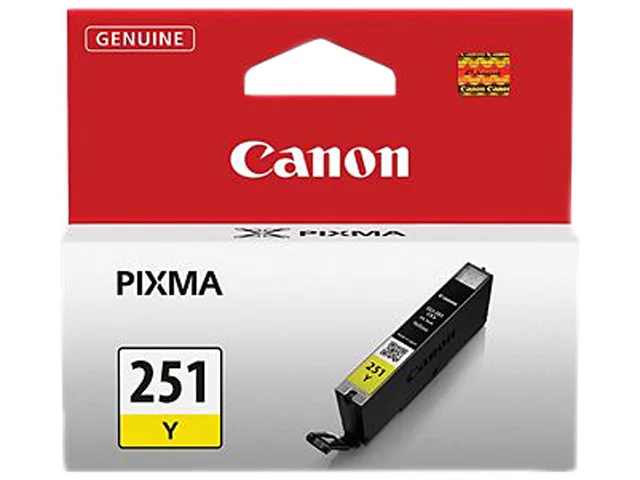 Canon Canon 6516B001 CLI-251 Yellow Ink Cartridge (genuine brands) — product photo