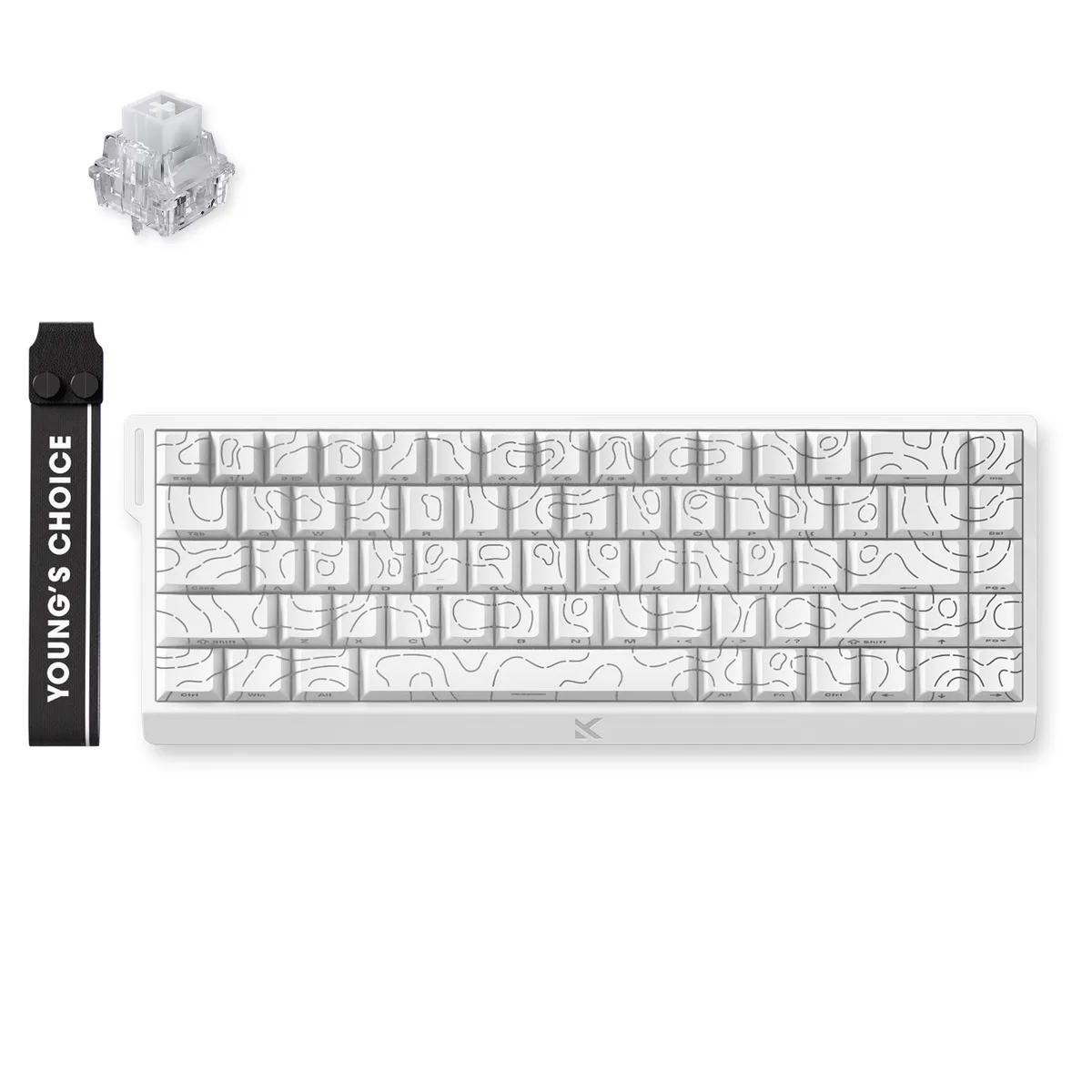 MCHOSE MCHOSE MC-Ace68-17 65% gaming keyboard 8000Hz .08ms RT .001mm — product photo